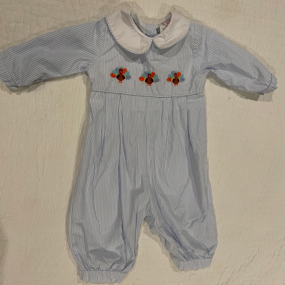 Cecil and Lou Boys Turkey Romper